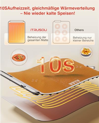 Warming Mat for Food (Light Gray / X-Large)