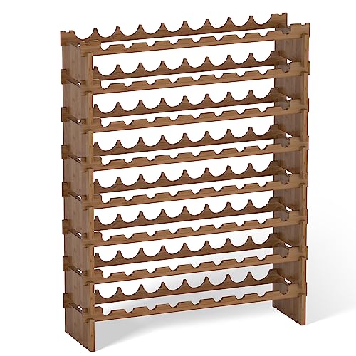 Wine Rack Freestanding Floor (Walnut)