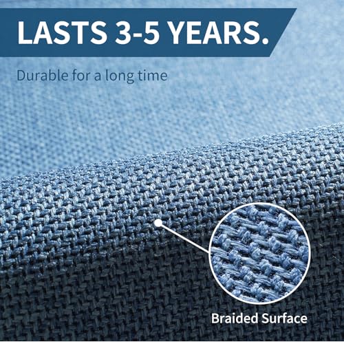 Kitchen Rugs Kitchen Mats for Floor Non Slip Washable Blue 17"x30" (4.267 Sq Ft)