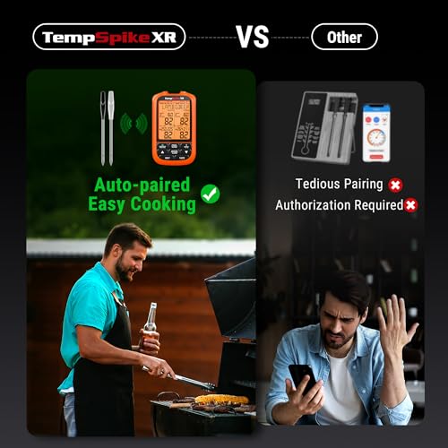 TempSpike 1000FT Wireless Meat Thermometer Digital with 2 Probes
