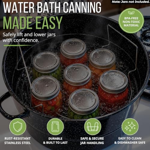 Complete Canning Supplies Starter Kit (Black)