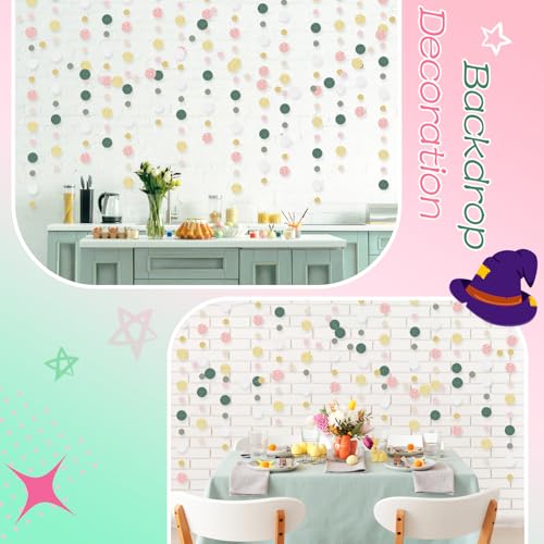 5 Pieces Circle Garland Banner Hanging (5 Count)