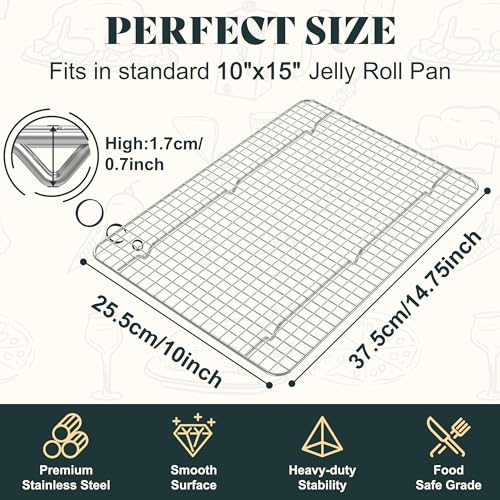 Cooling Racks for Cooking and Baking (2 Count)