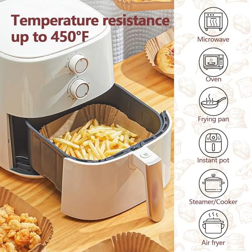 9 Inch Air Fryer Liners Disposable