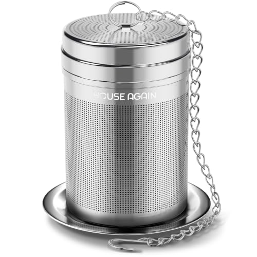 Tea Infusers Extra Fine Mesh Tea Strainers for Loose Tea (Small×1 / Plain)