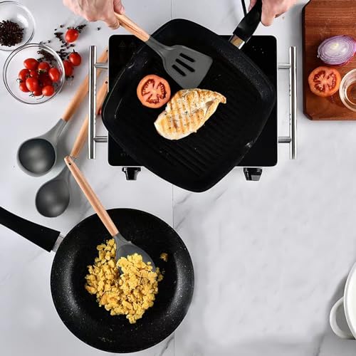 Non Stick Silicone Cooking Utensils Set (5 Count)