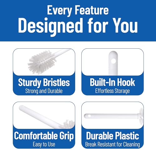 Dish Brush with Round Nylon Head