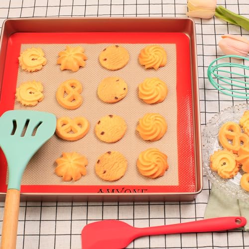 11x11 Silicone Baking Mat (Bright Orange / 10.8"L x 10.8"W)