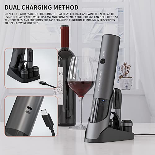 Rechargeable Electric Wine Bottle Opener Set 7