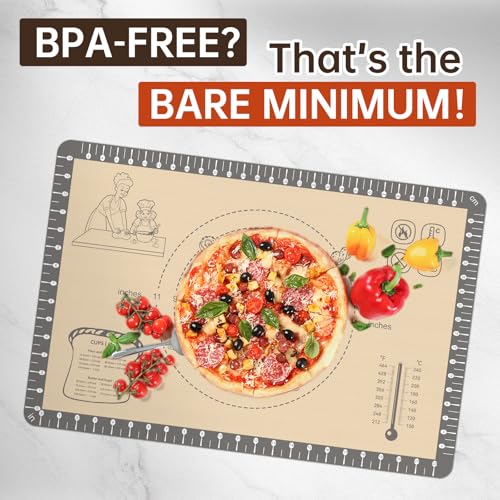 Silicone Baking Mat with 10 Quick Recipes