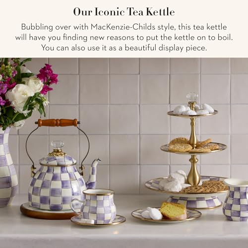 Tea Kettle 2 Quarts (Violet Check / 2 Quarts)