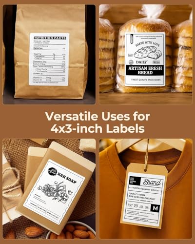 4x3 Thermal Labels (White / 4x3")