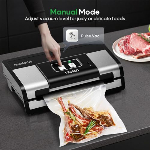 Automatic Vacuum Sealer for Food (Black / Large)