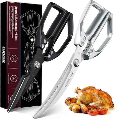 Kitchen Scissors all Purpose (Black & Silver)