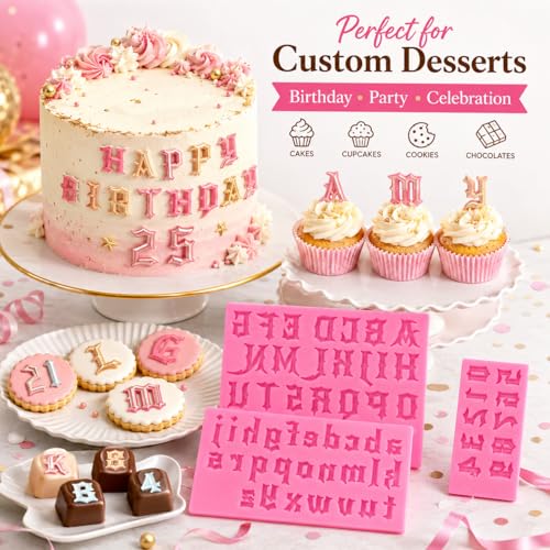 Letters Molds And Numbers Molds