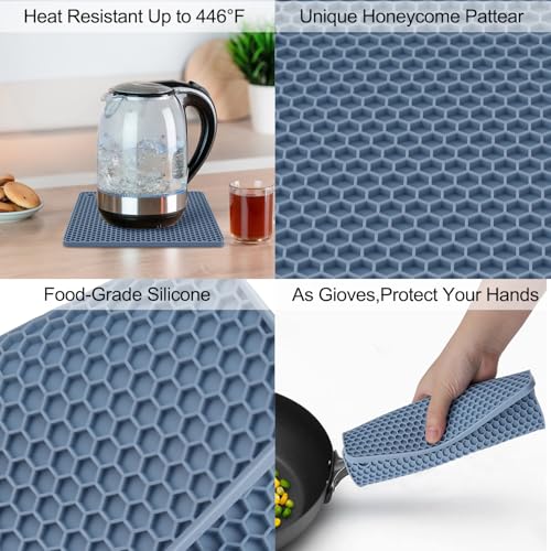 4 Pack Silicone Trivet Mat (4 Count)