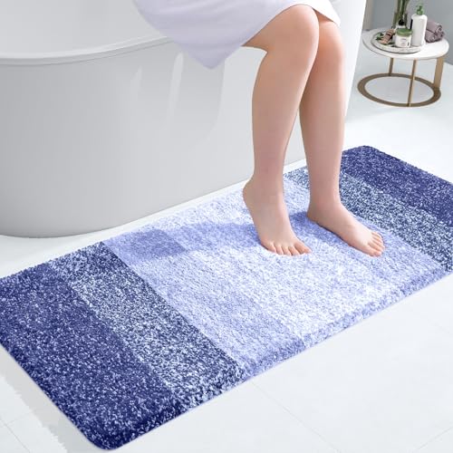 Bathroom Runner Rug 47x20 (47" X 20" / Blue-violet)