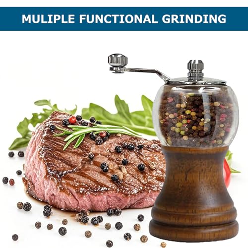 Salt and Pepper Grinder Set (Black-2-5in)
