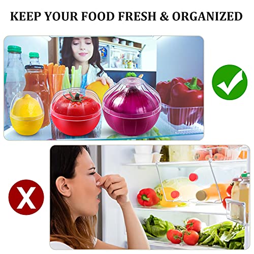 Vegetable and Fruit Storage Containers for Fridge (4 Count)