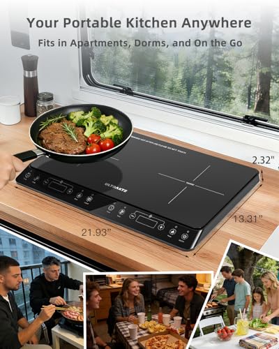 Double Induction Cooktop