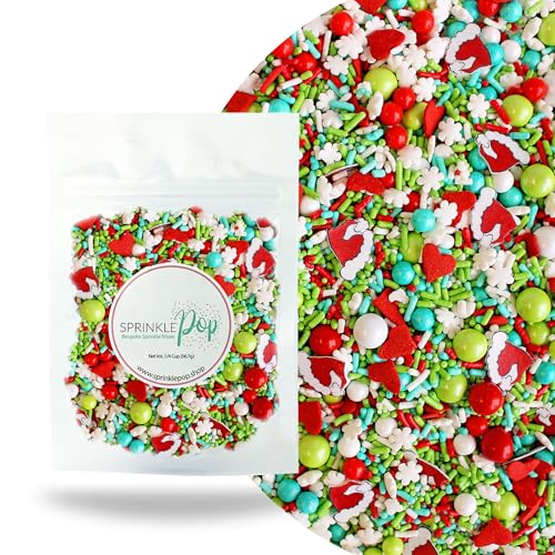 Merry Whatever Sprinkle Mix (Lime, Green, Red, White, Aqua)