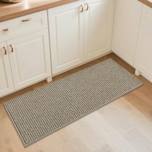 Kitchen Runner Rugs 20"x48" (Light Beige / 20" X 48" (Rectangular))