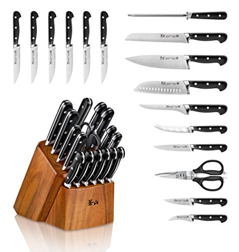 TV2 Series 1023053 Swedish 14C28N Steel Forged 17 (17-Piece Knife Block Set)