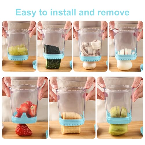 Fruit Slicer Cup (Light Blue)