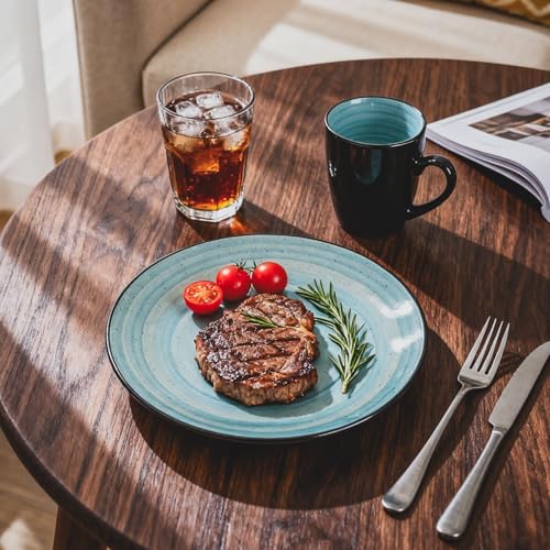 Stoneware Sonoma 56pc Dinnerware Set (Turquoise)