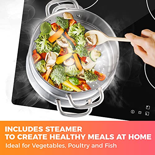 Mueller Pots and Pans Set 11 (11 Piece / Silver)
