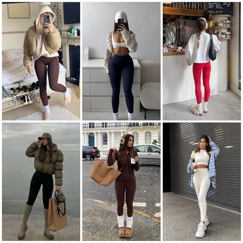 High Waist Butt Lifting Leggings for Women Buttery Soft Breathable Yoga Pants with Hidden Pocket Tummy Control Gym Black (Medium / Black)