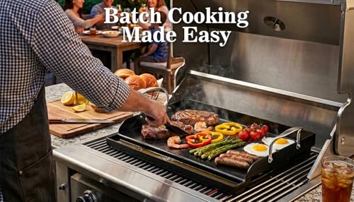Nonstick Nanoceramic Griddle Plate (17.2" x 13.2" x 2.6")
