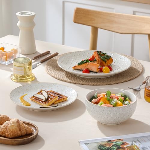12 Pieces Dinnerware Sets (White / Service for 4 (12 Pcs))