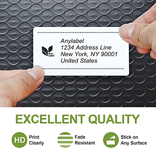 Compatible 3" x 2" Direct Thermal Labels Replacement for Barcodes Postage Address Shipping Compatible with Rollo & Zebra Desktop Printers Adhesive & Perforated (3" x 2" / 12 Rolls)