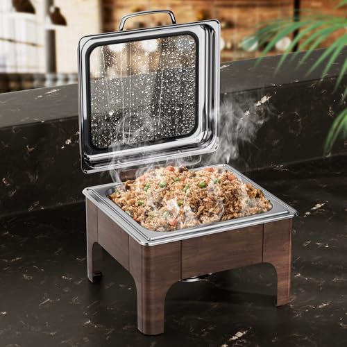 Chafing Dishes for Buffet (Wood Color)
