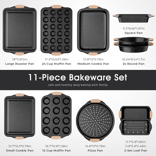 11 Piece Baking Pans Set