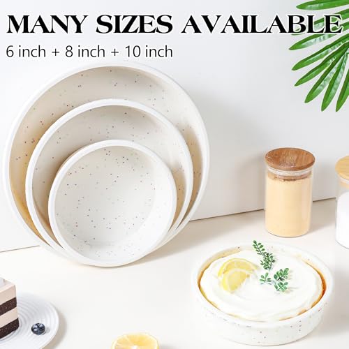 Silicone Round Cake Pans (Round / 6+8+10 inch)