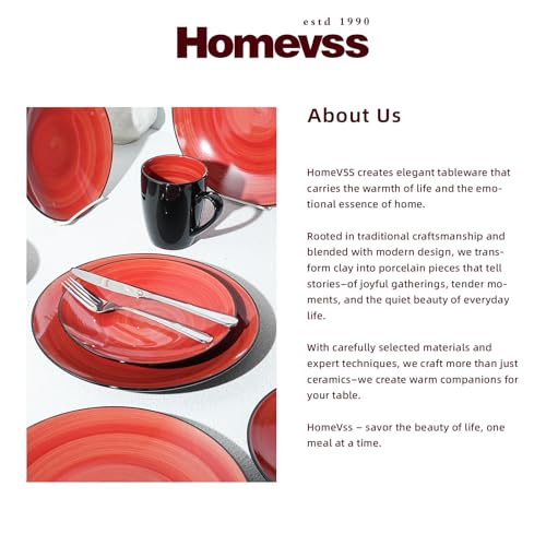 Stoneware Sonoma 16pc Dinnerware Set (16pc Set / Red)