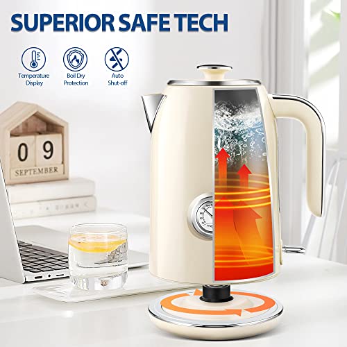 Electric Kettle (Beige)