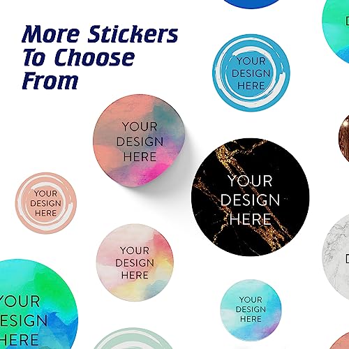 Custom Vinyl Stickers Your Image (100 Count)