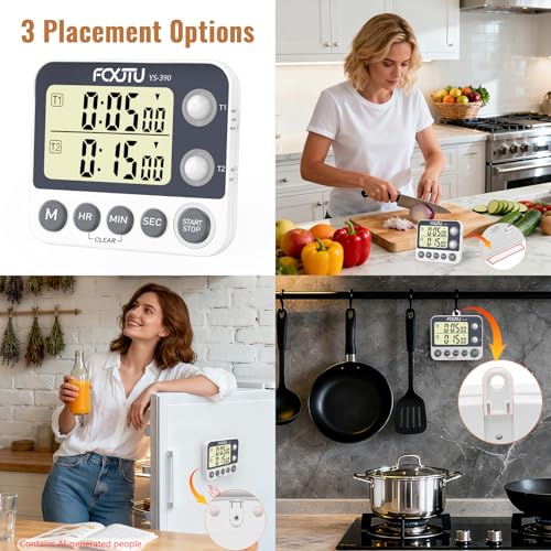 Digital Dual Kitchen Timer