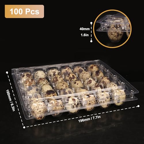 100 Pack Quail Egg Cartons (100 Pack Quail Egg Cartons 30 Grids)