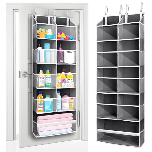 Over the Door Organizer (Dark Grey / 1 Pack-Extra Large)