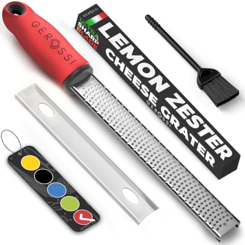 Stainless Steel Cheese Grater & Lemon Zester w