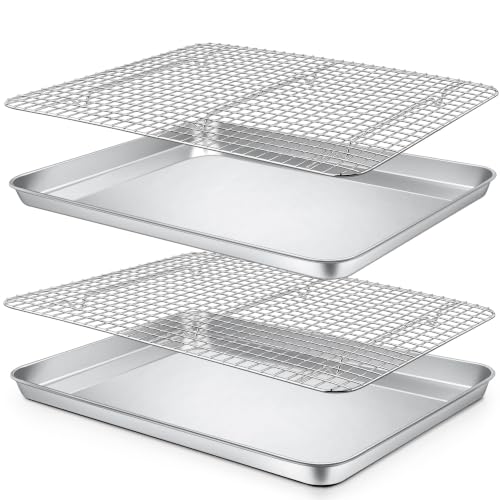 19.6 Inch Cookie Baking Sheet Pan with Wire Rack (19.6 Inch)