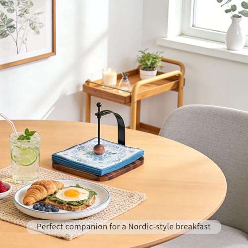 South American Rain Wood Napkin Holder for Table