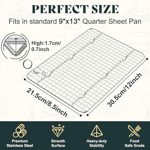 Cooling Racks for Cooking and Baking (2 Count)