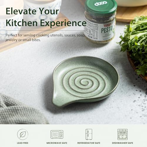 Spoon Rest for Stove Top (Sage Green)