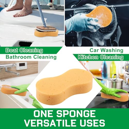 24 Pack Car Wash Sponges Large Sponges Bulk Big All (24 Count)