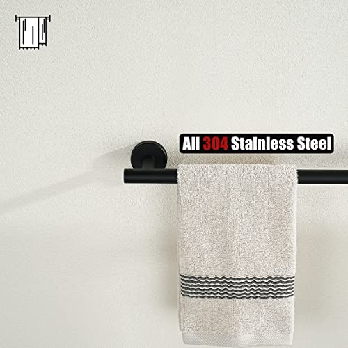 Black Towel Bar (Black / 20.5 Inch (2 Pack))